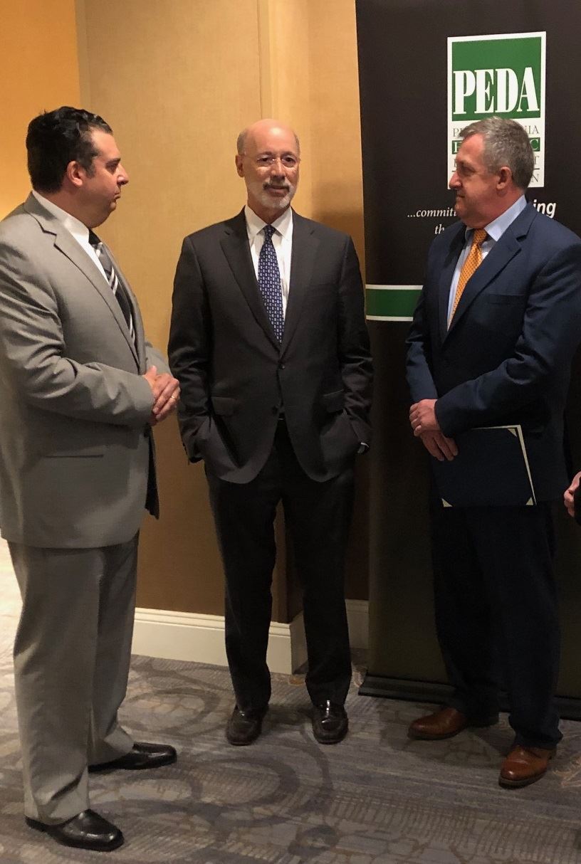 Photo: Governor Tom Wolf meets with members of PEDA